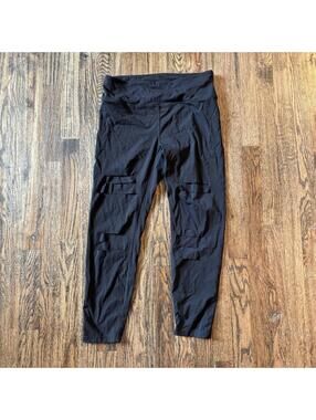 Zyia Active Black Slash Luxe Hi-RIse SIze 8-10